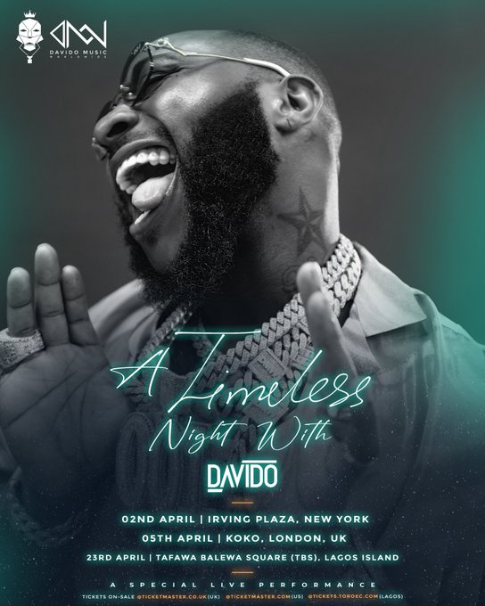 Davido Makes Return with TIMELESS on March 31