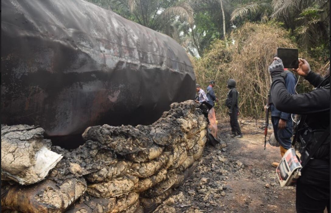 NSCDC Uncovers Another Illegal Refinery in Rivers State