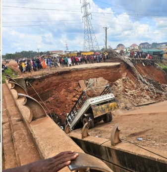 Connecting Bridge Collapses on Enugu-Port Harcourt Expressway