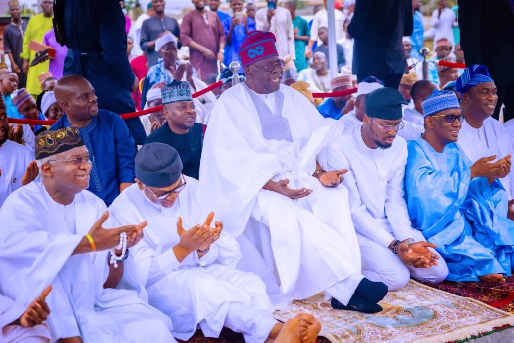 President Tinubu Felicitates Nigerians at Eid Celebrations