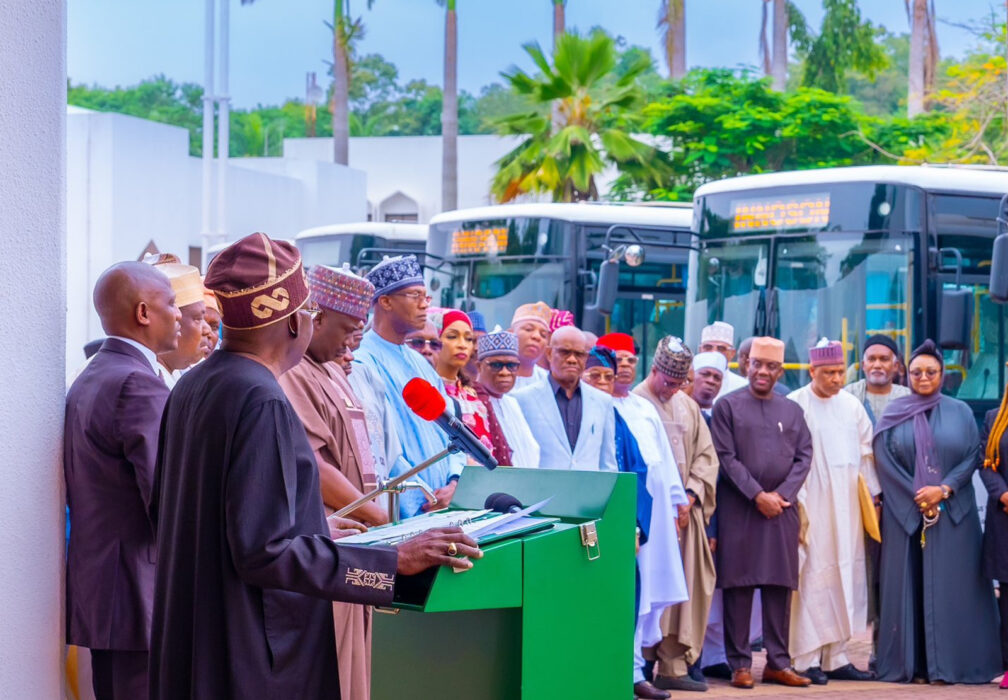 President Tinubu Inaugurates CNG Buses in Abuja