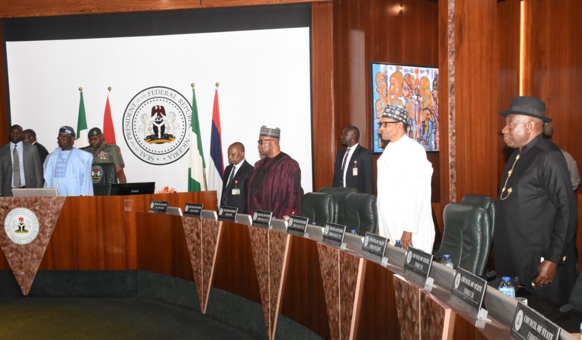 Council Of State, Governors’ Forum Pass Vote of Confidence on President Bola Tinubu