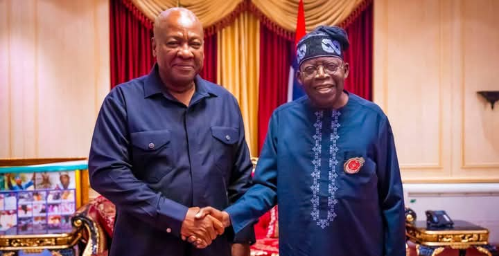 President Tinubu Assures President John Mahama of Nigeria’s Support